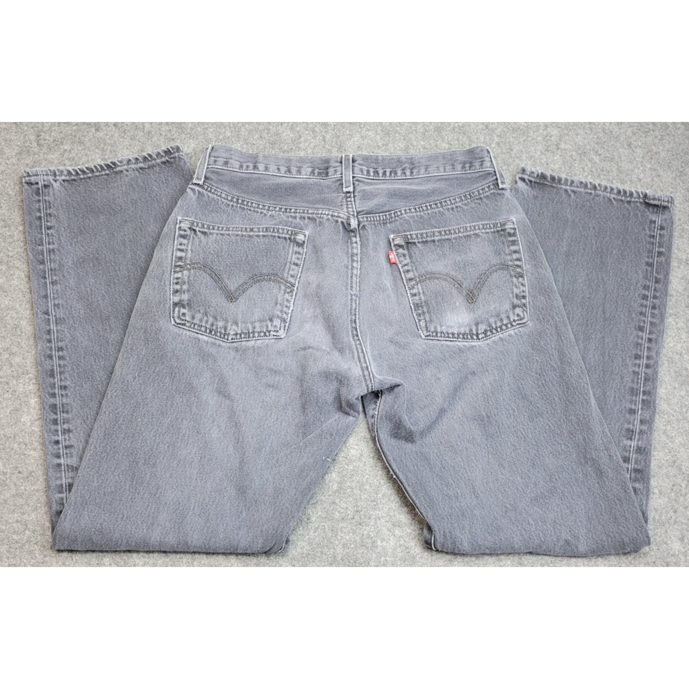 VTG Levis Jeans Mens 30X30 Gray Dark Wash Y2k‎ Streetwear Grunge Button Fly